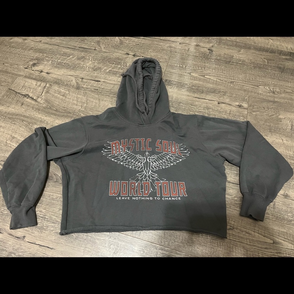 Color grey brand Abercrombie crop sweater woman XS